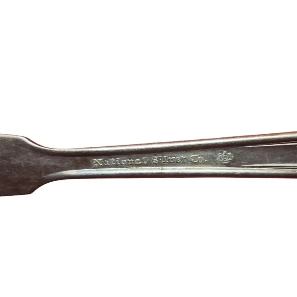 National Silver Co Calvalcade Butter Spreaders Set of 2 Silverplate 5.75